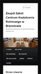 Mobile Screenshot of ckrbrzostowo.pl